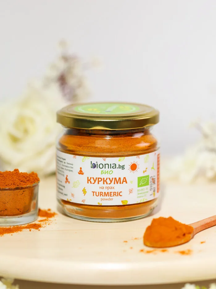 Organic Turmeric Powder with 4–6% Curcumin – ℮ 150 g - Image 2