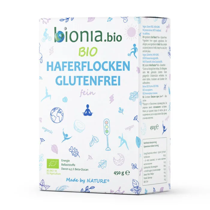 FULGI DE OVĂZ BIO fini FĂRĂ GLUTEN - imagine 2