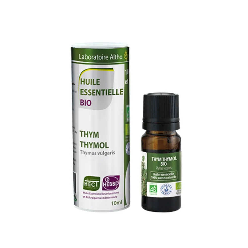 Thym thymol - thymus vulgaris - Bionia BIO Essential Oil of THYME THYMOL – Thymus Vulgaris – 10 ml - Image 1