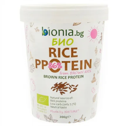 organic brown rice protein – ℮ 200 g