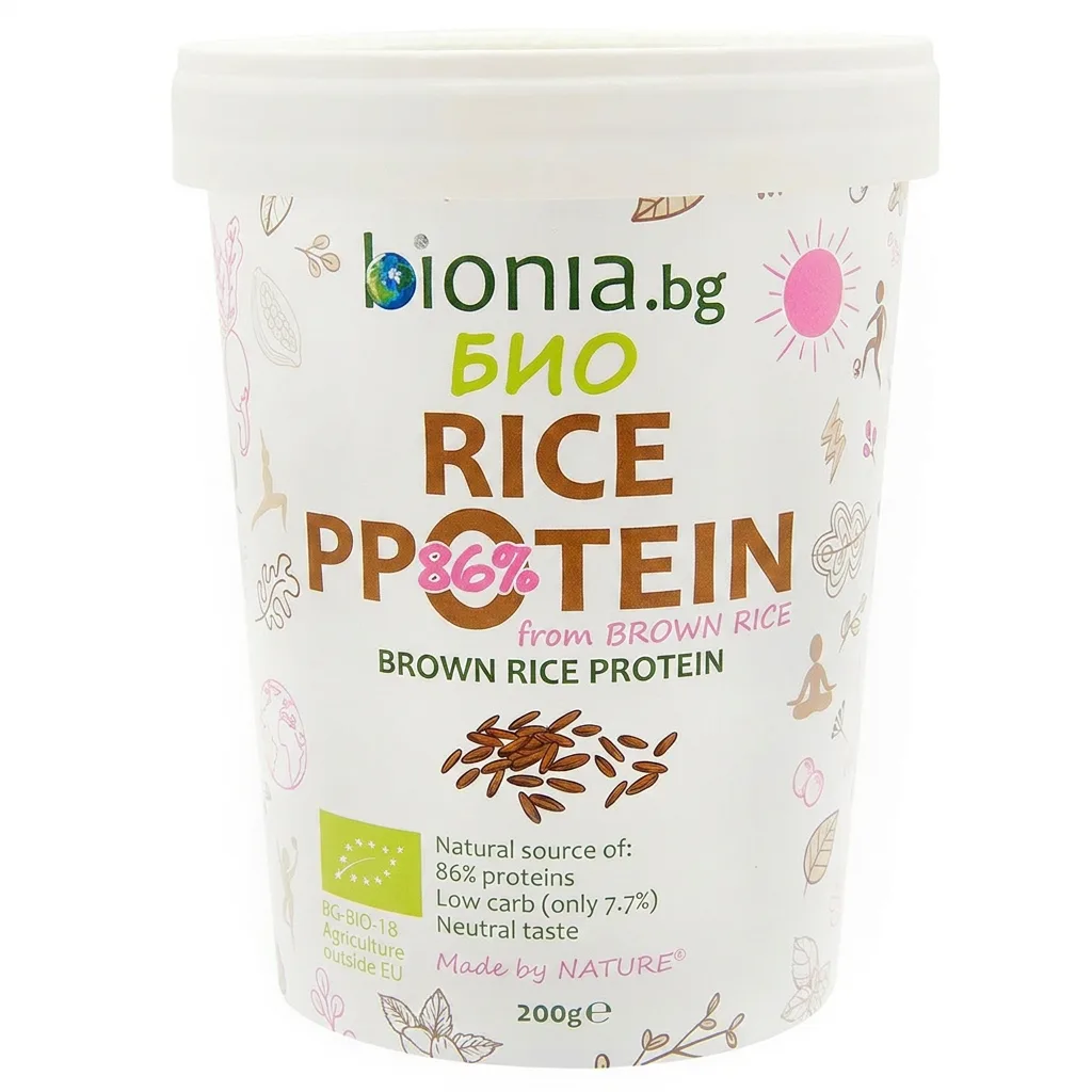 organic brown rice protein – ℮ 200 g